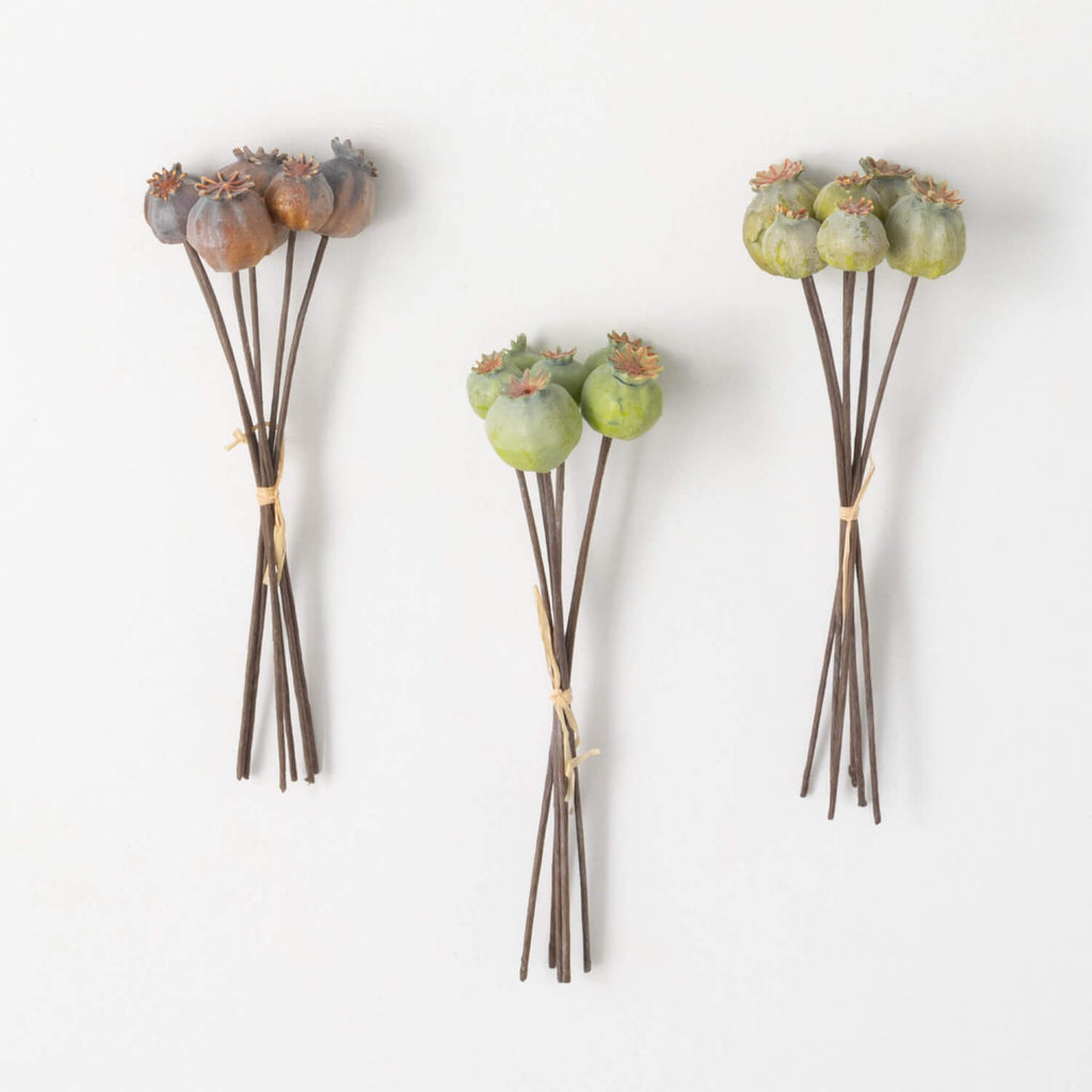 Dusty-Hued Pod Bundle Set Of 3