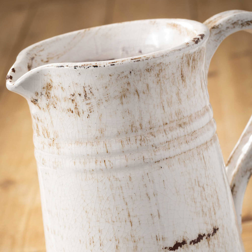 Glazed Ceramic Pitcher        