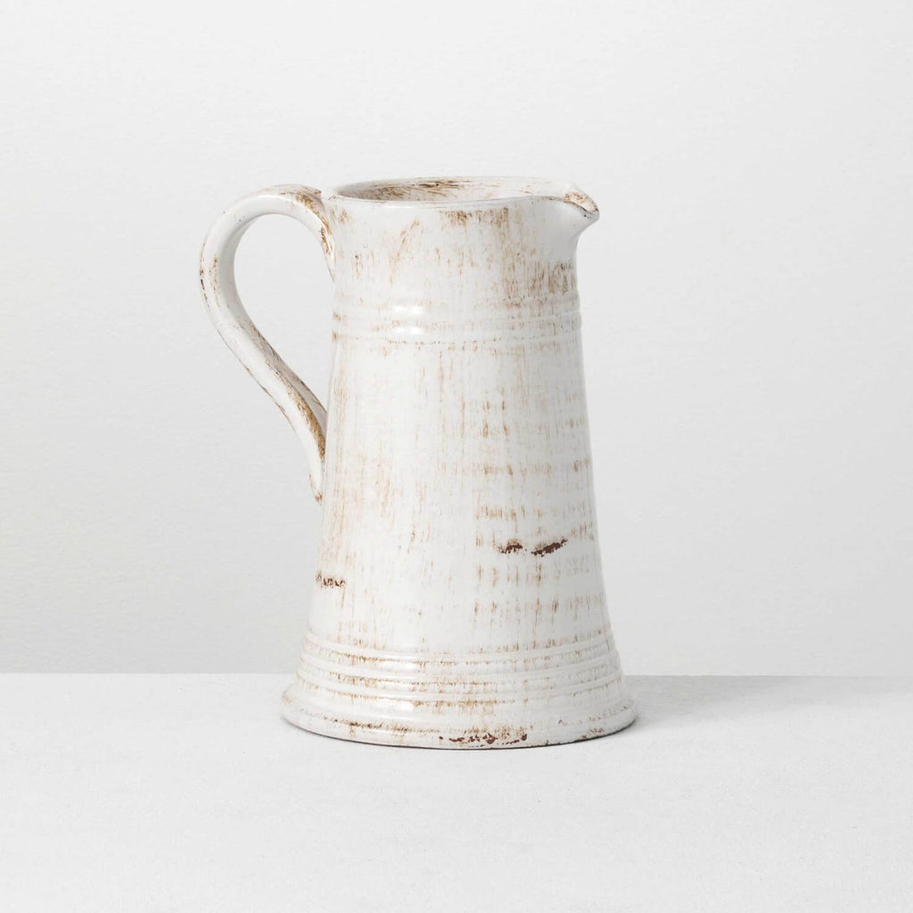 Glazed Ceramic Pitcher        