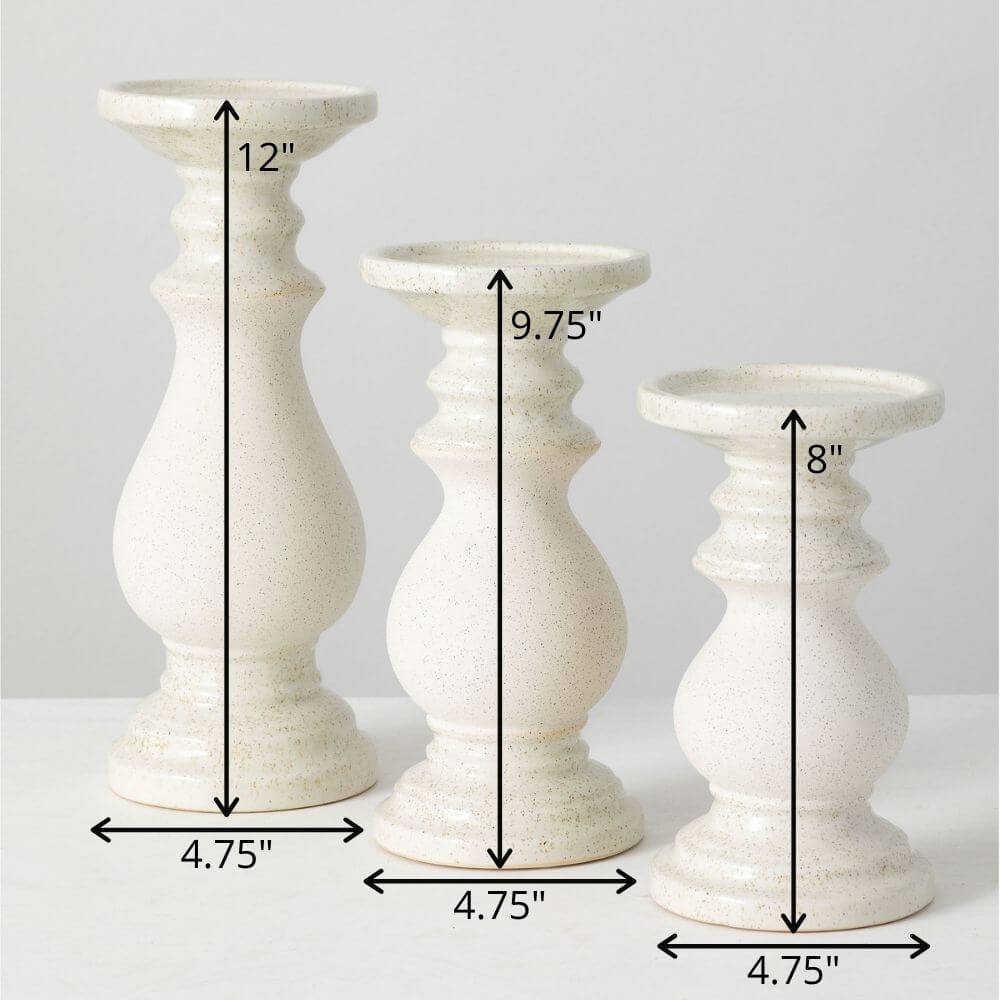 Pillar Candle Holder Set Of 3 