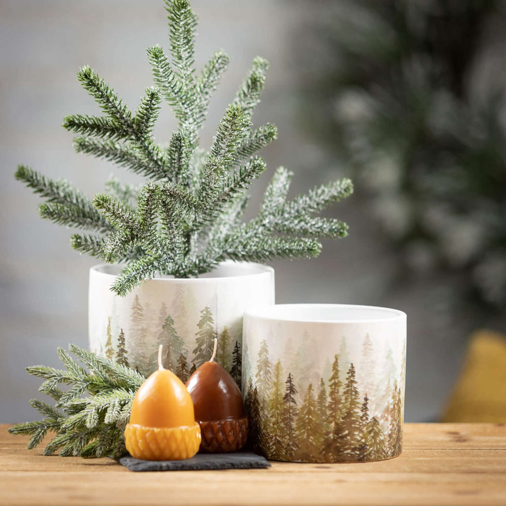 Forest Scene Planter Set Of 3 