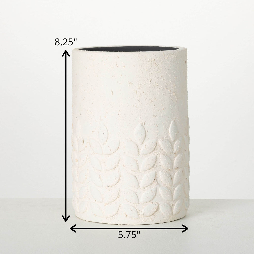 Modern Leaf Tall Cream Pot    