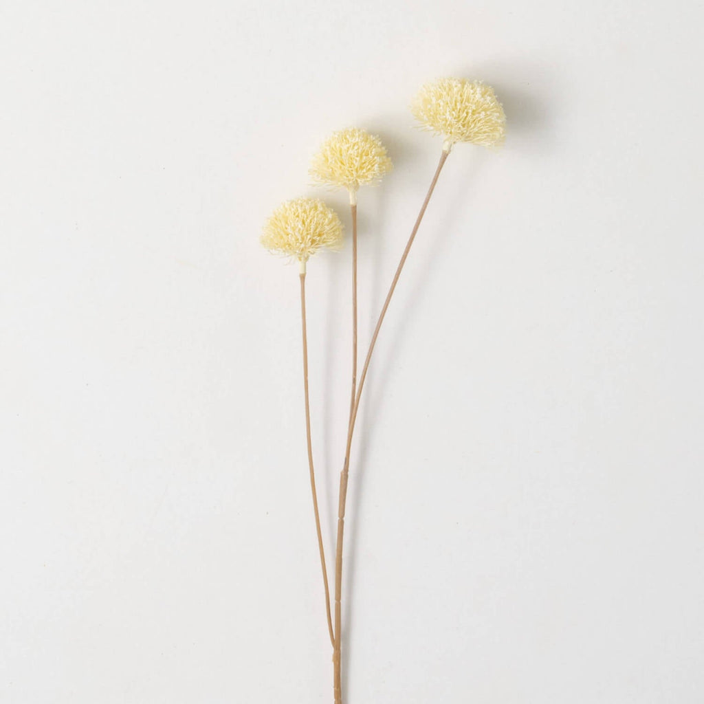 Faux Dried Allium Bud Spray   