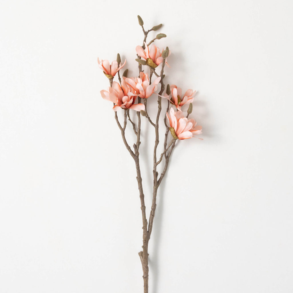 Salmon Coral Magnolia Spray   