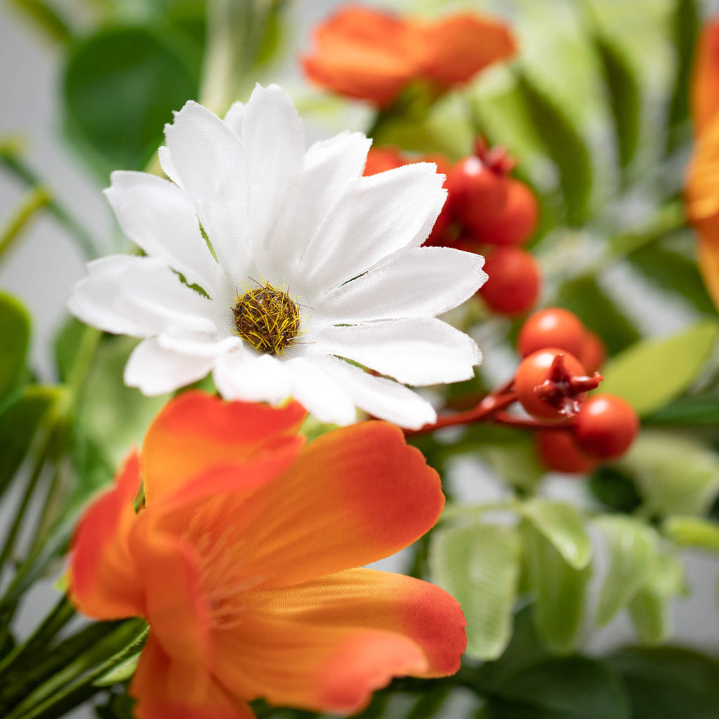 Tangerine Cream Floral Orb    