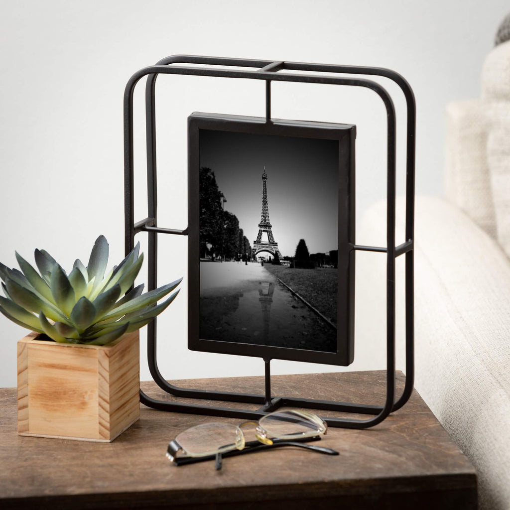 Modern Black Wire Frame       