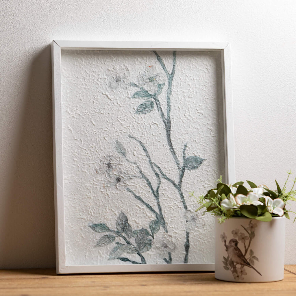 Botanical Handmade Paper Art  