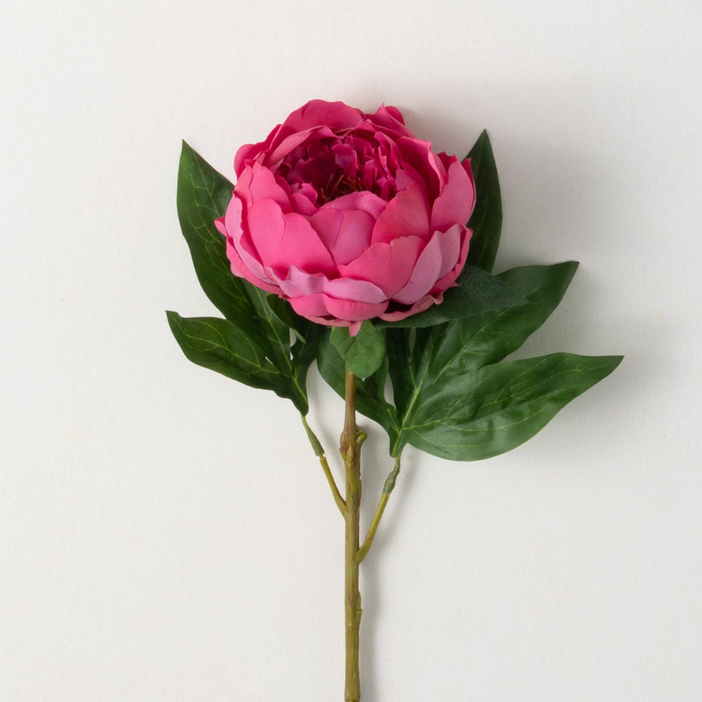 Freshcut® Deep Pink Peony Spra