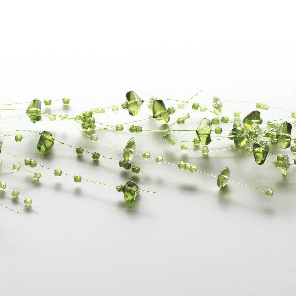 Green Bead Garland            