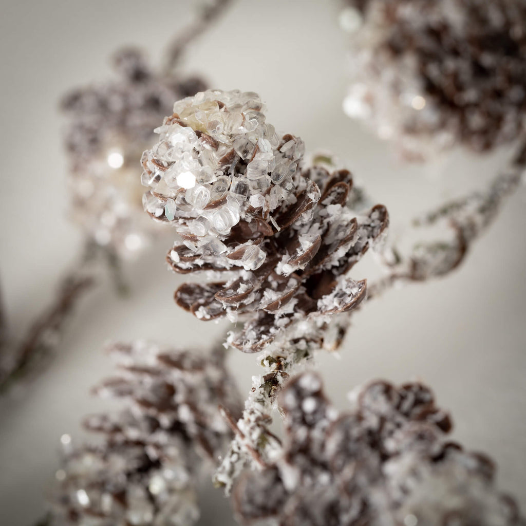 Iced Pinecone Garland         