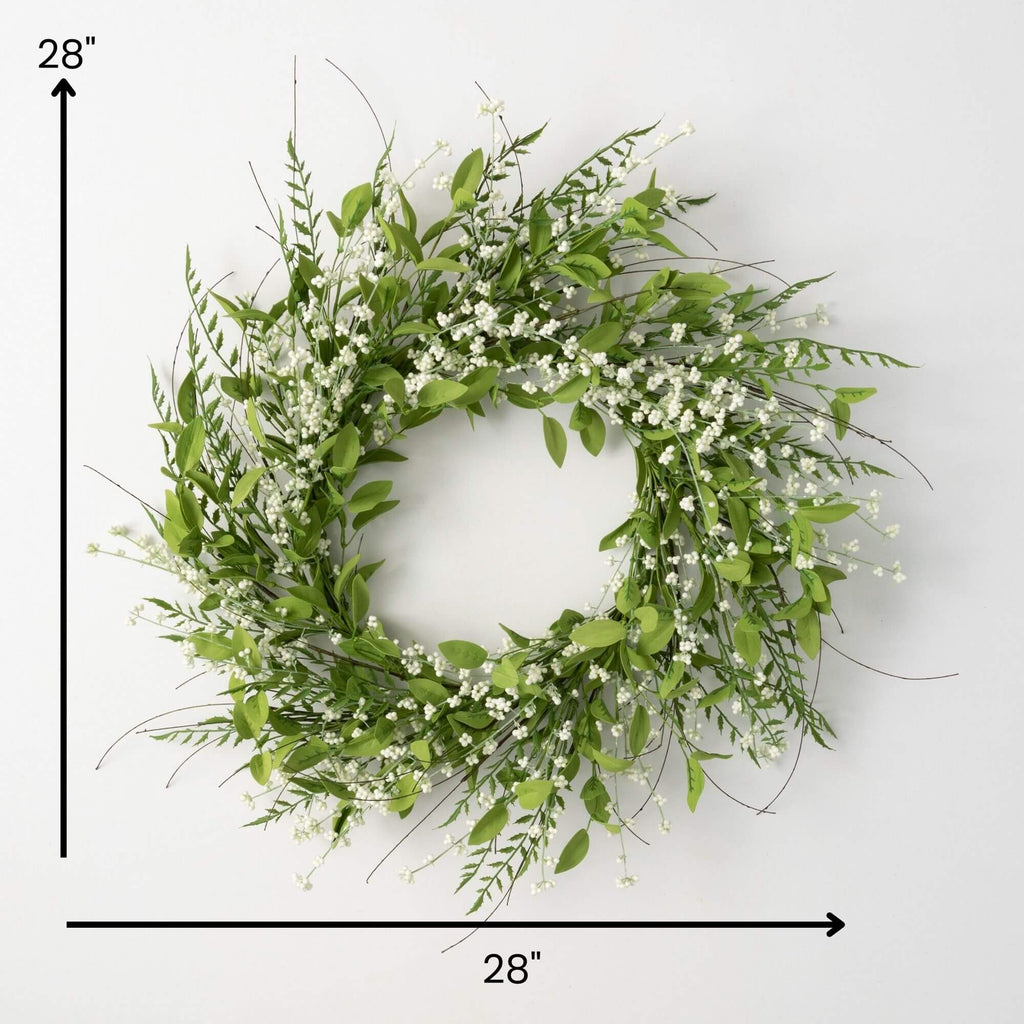 Lush Leaf Berry Wreath        