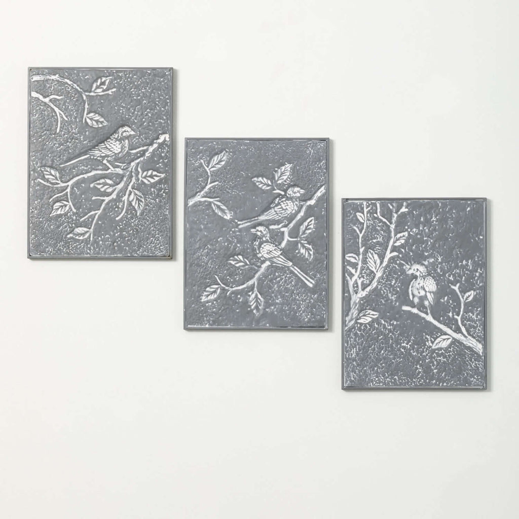 Bird & Botanic Etched Panels  