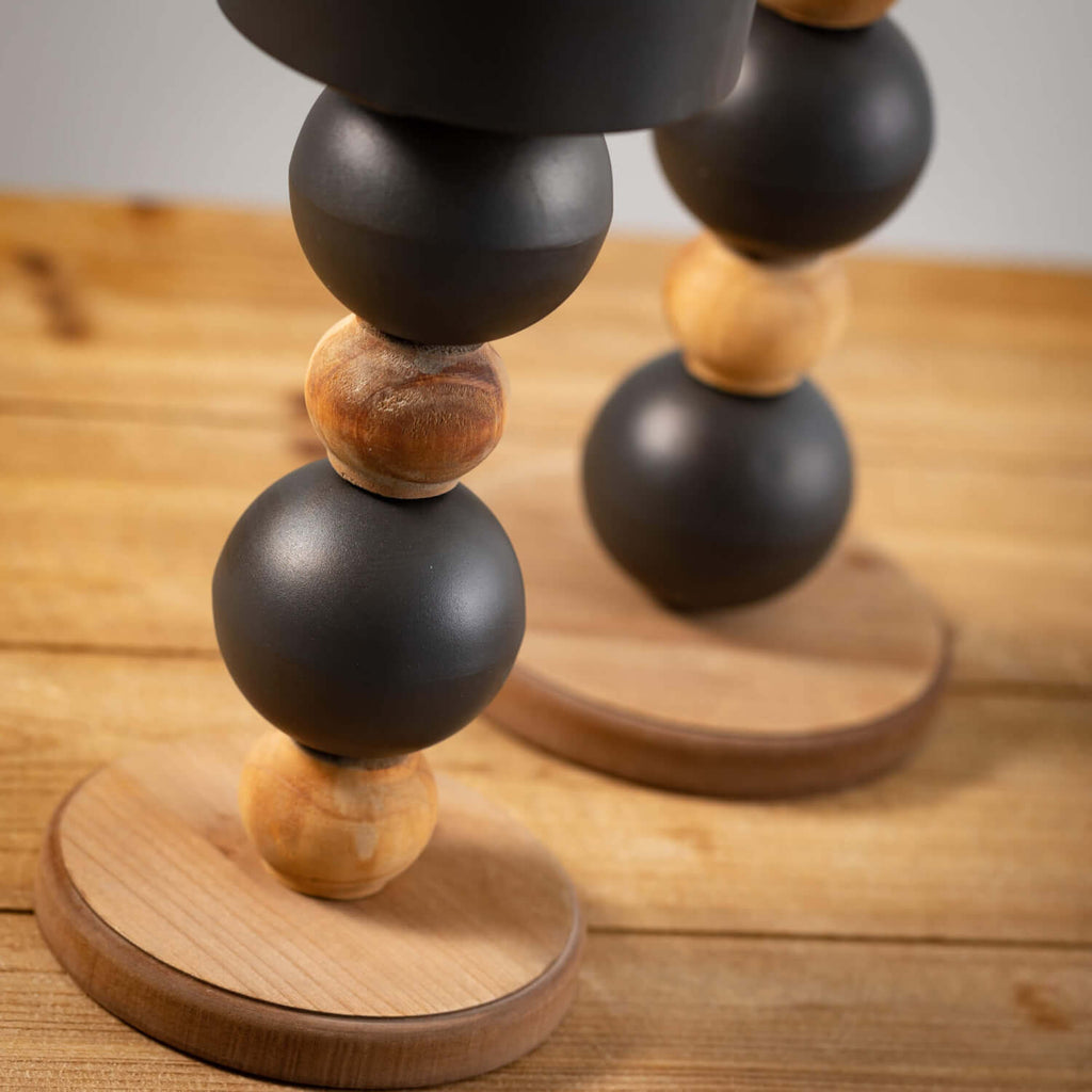 Stacked Sphere Pillar Holders 