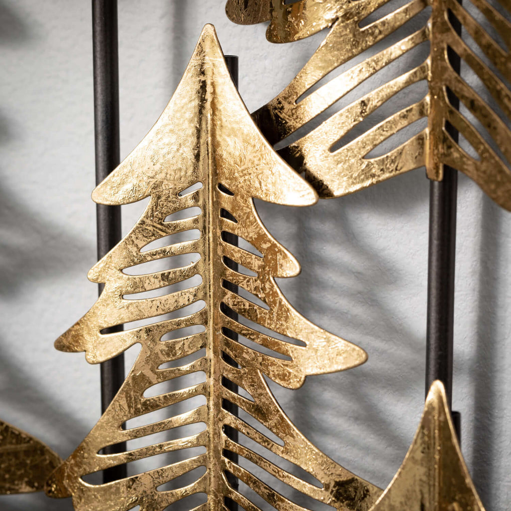 Gold Metal Tree Wall Decor    