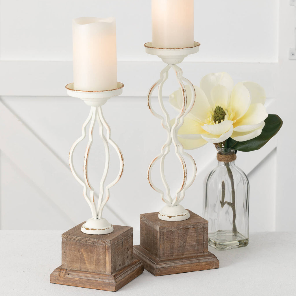 Pillar Candle Holder Set/2    