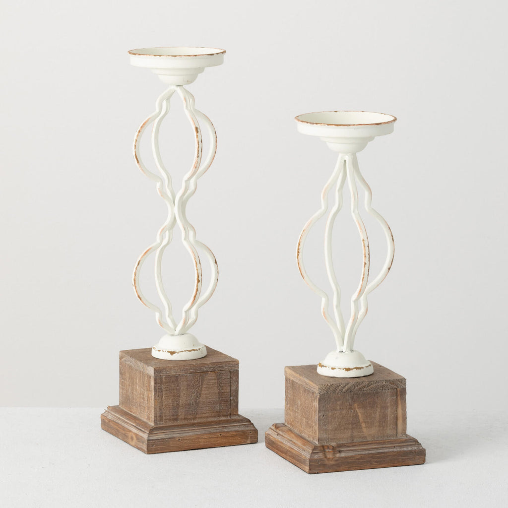 Pillar Candle Holder Set/2    