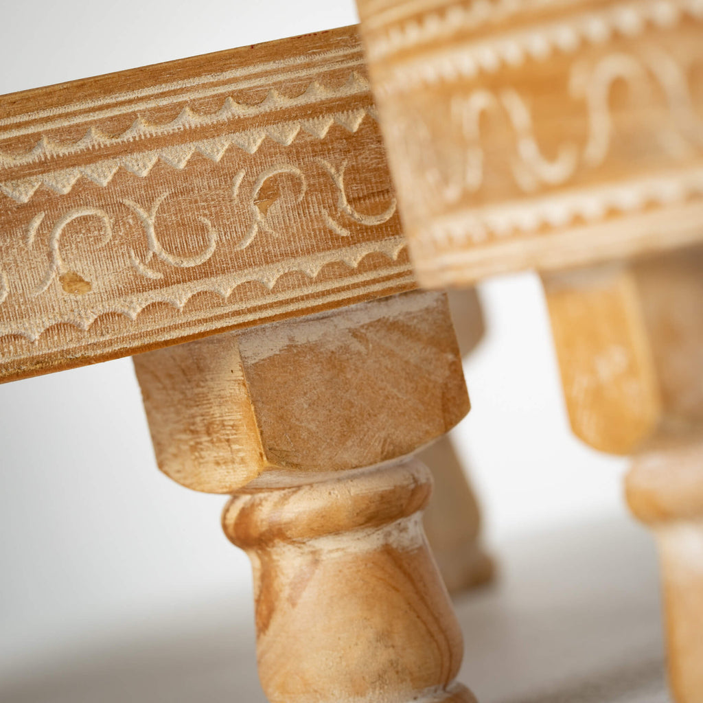 Round Wooden Pedestal Risers  