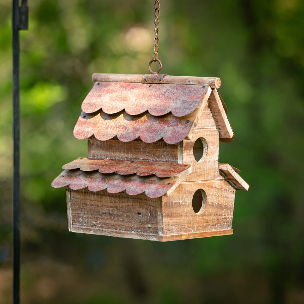 Copper Shingled Birdhouse     