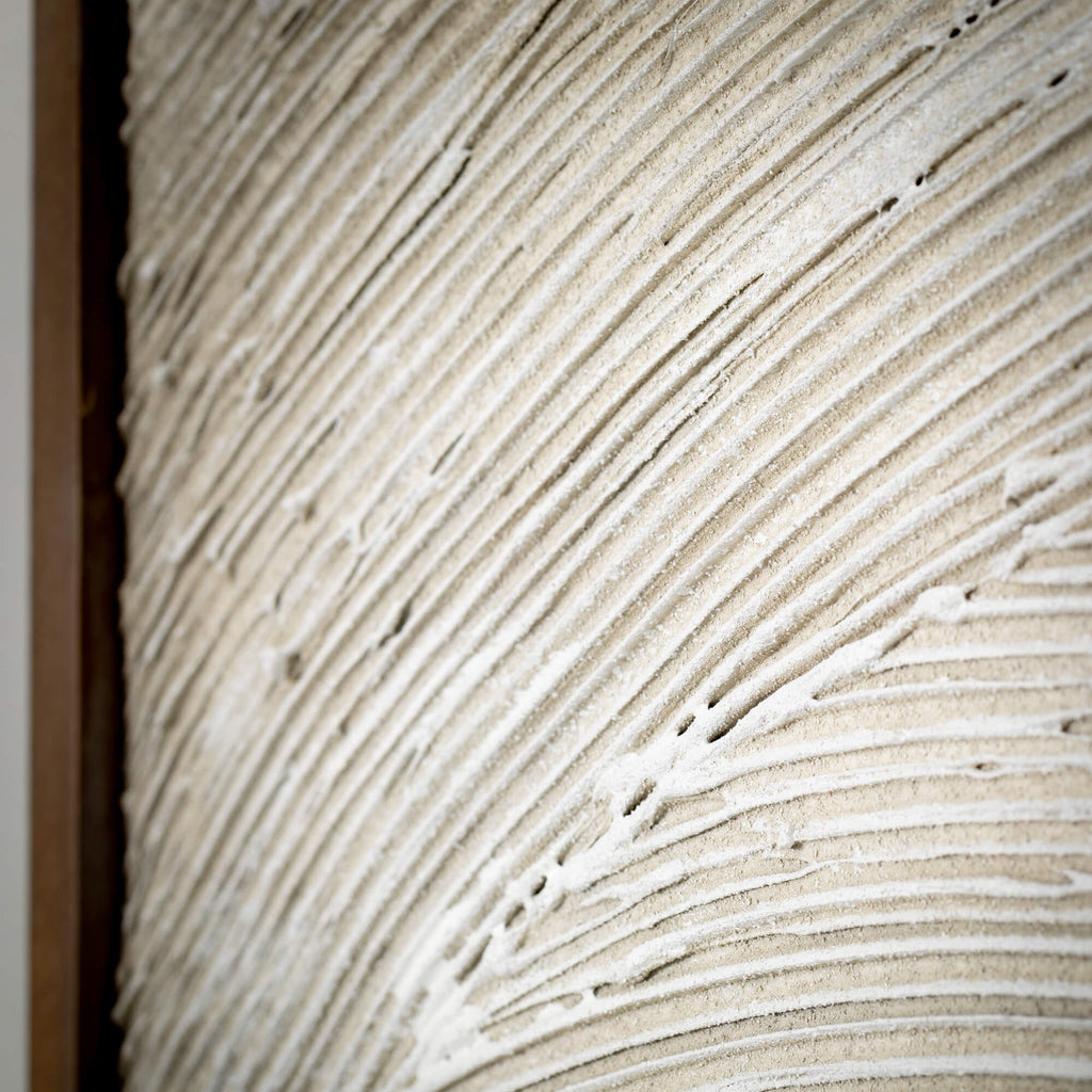 Textured Neutral Wall Decor   