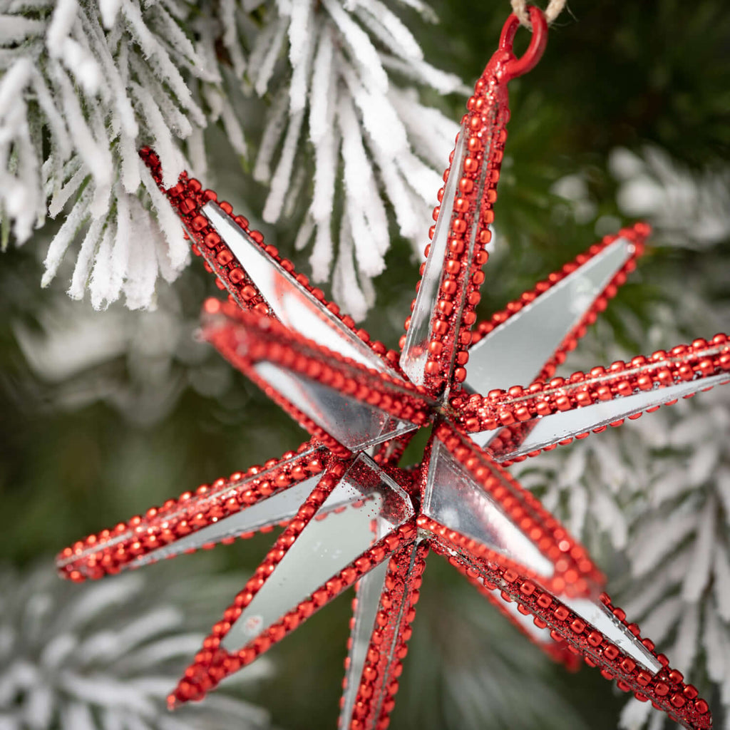 Mirrored Starburst Ornaments  