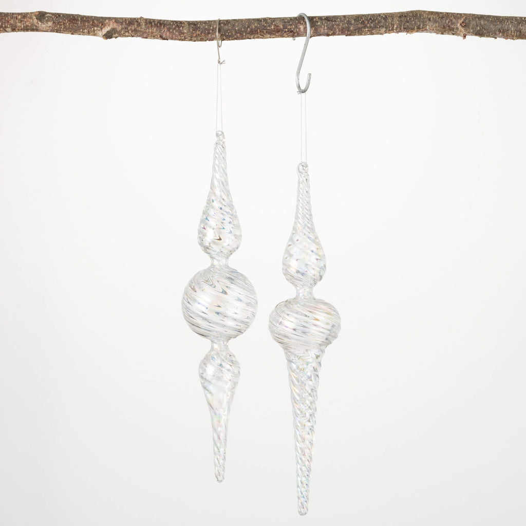 Pearl Finial Ornament Set     