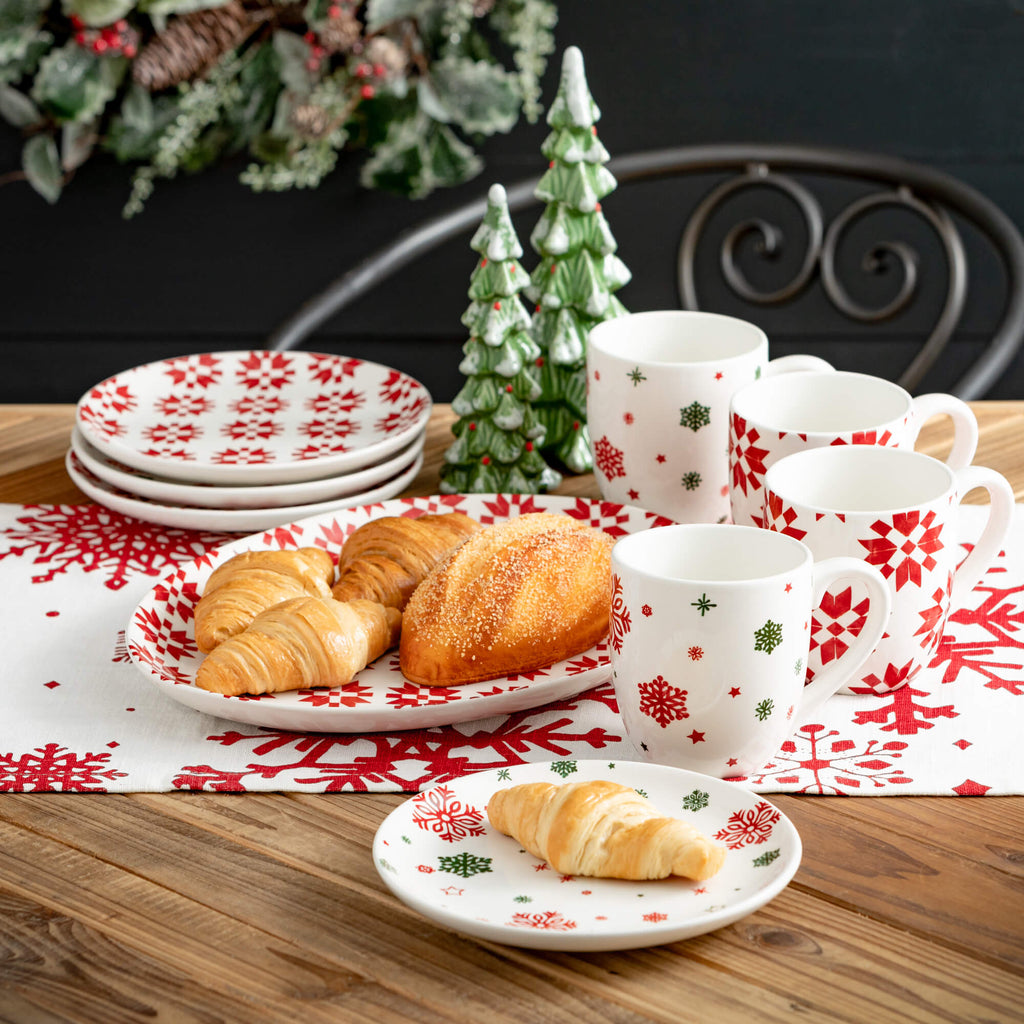 Quilt-Patterned Ceramic Mugs 4