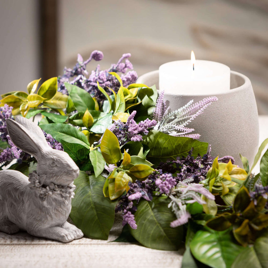 Whitewashed Resting Bunnies   