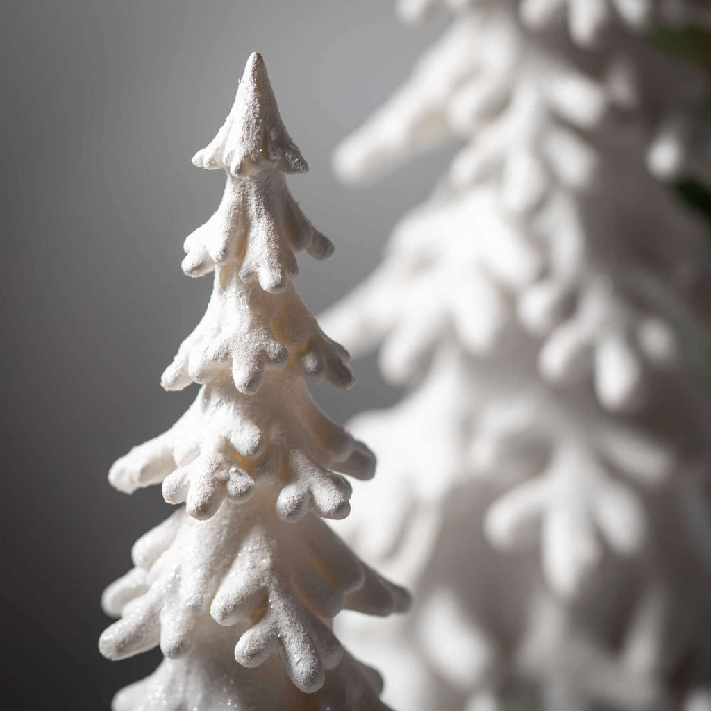 Snow Covered Pine Tree Set 2  