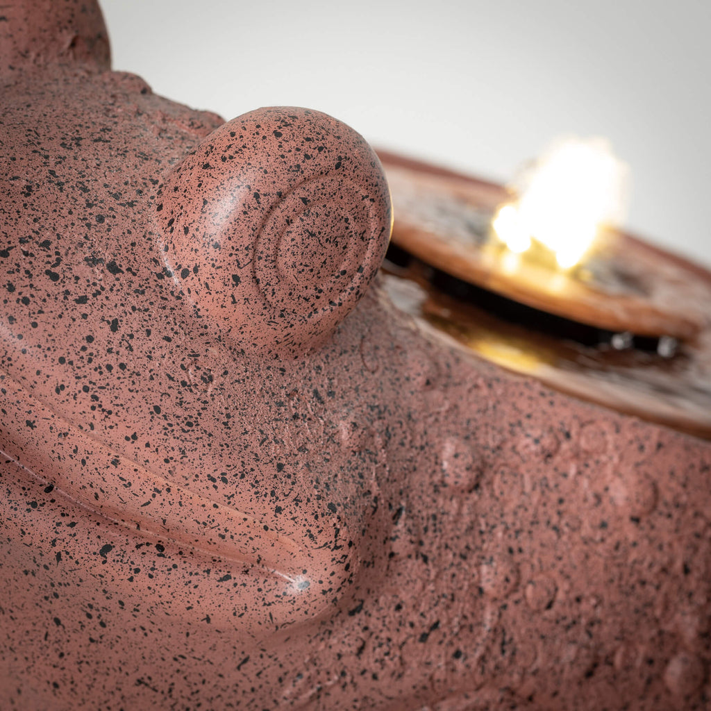 Copper Finish Frog Fountain   