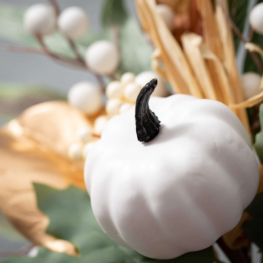 Pumpkin And Leaf Orb          