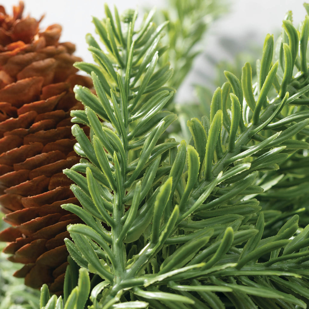 Verdant Pine Spray With Cones 