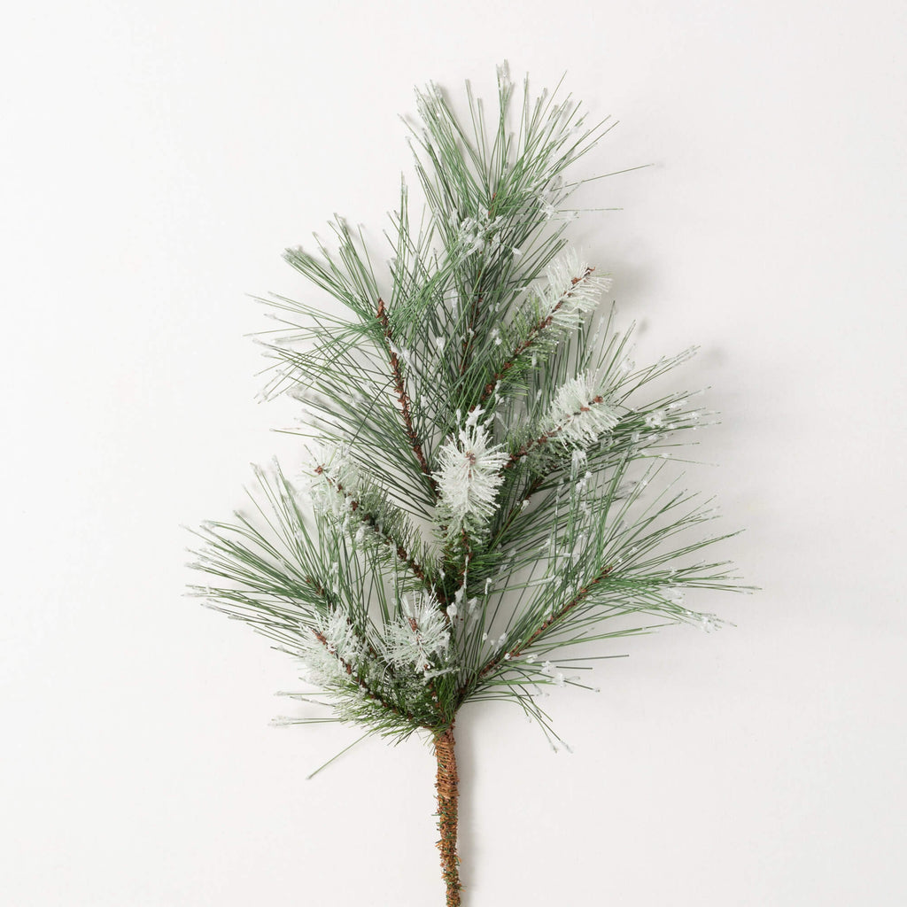 Frosted Fuzzy Pine Spray      