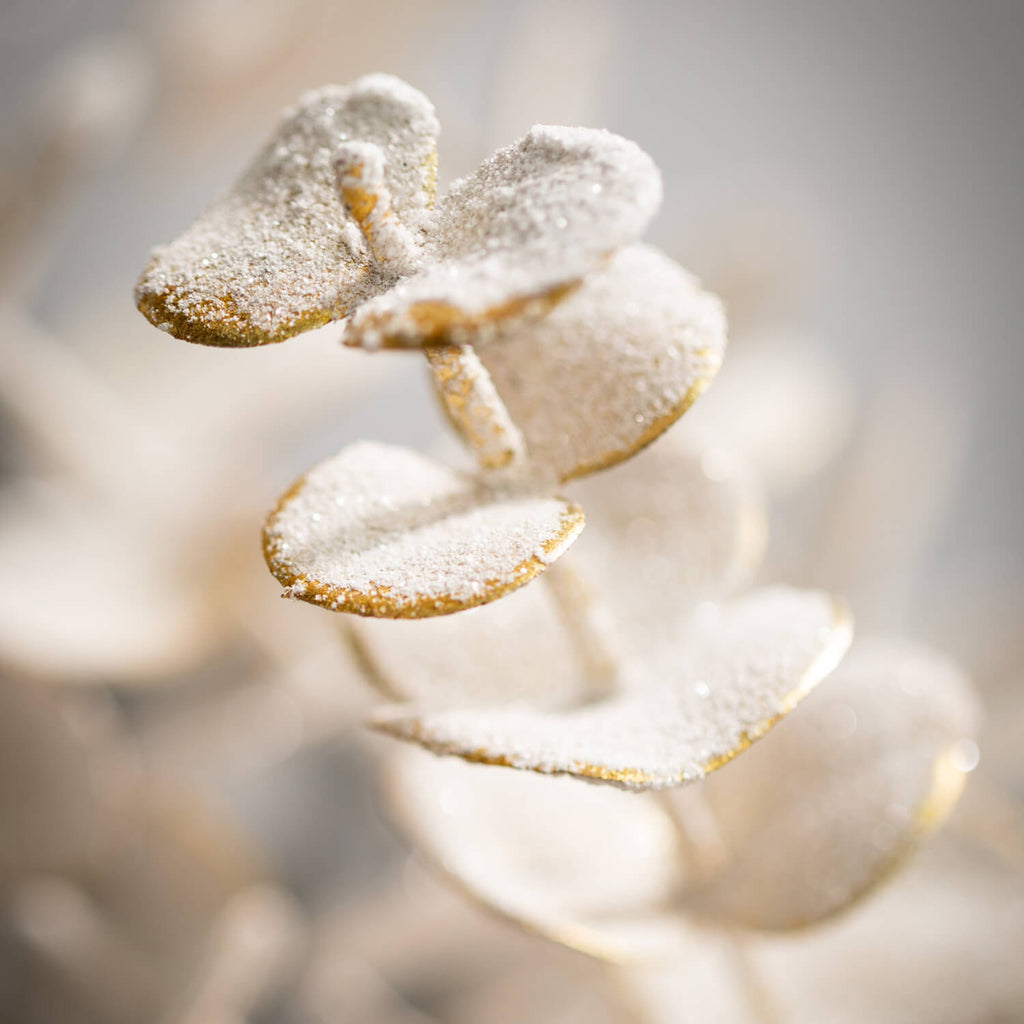 Frosted Gold Eucalyptus Spray 