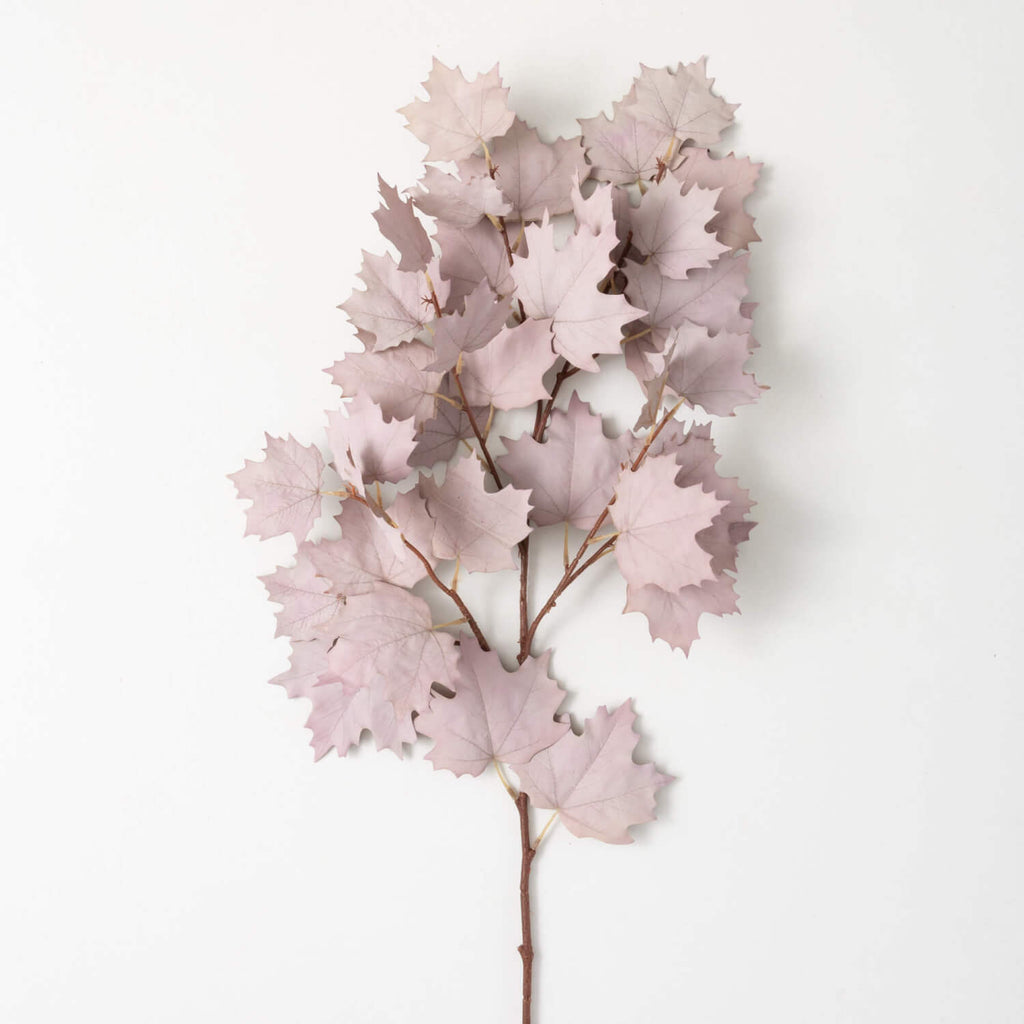 Pale Mauve Maple Leaf Spray   