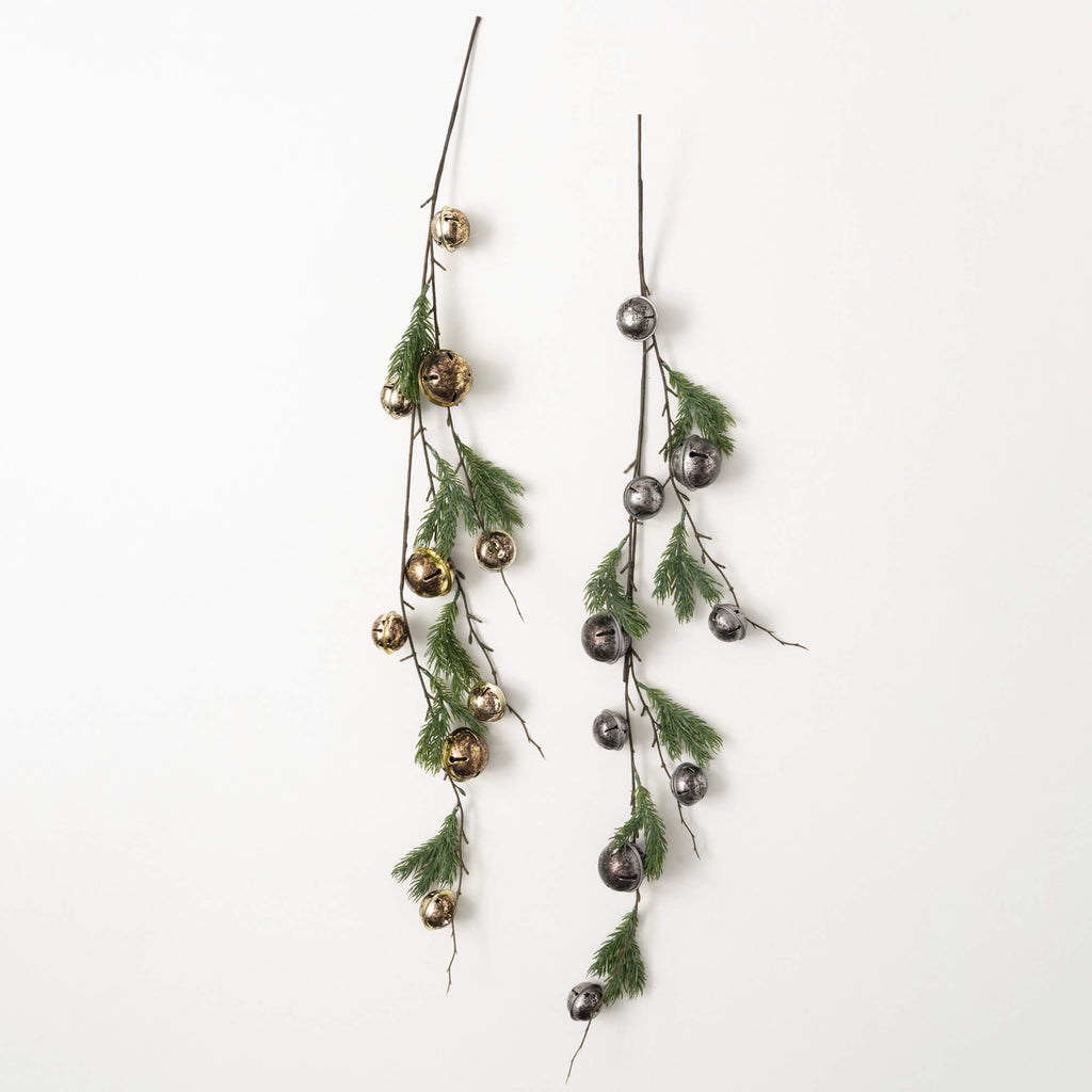 Rustic Jingle Bell & Pine Set 