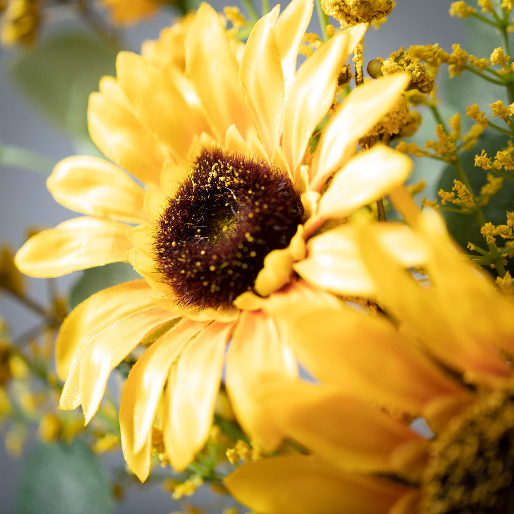 Sunflower & Eucalyptus Wreath 