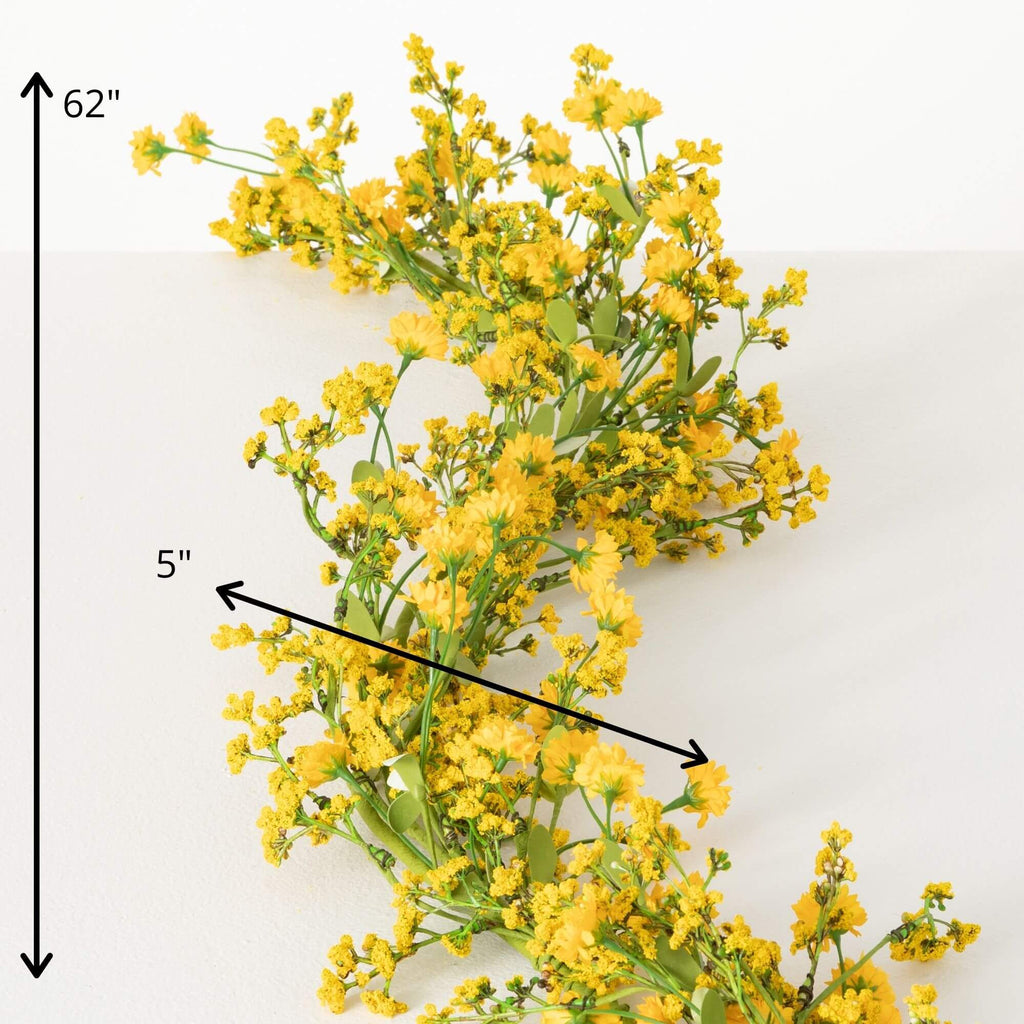 Yellow Wildflower Garland     