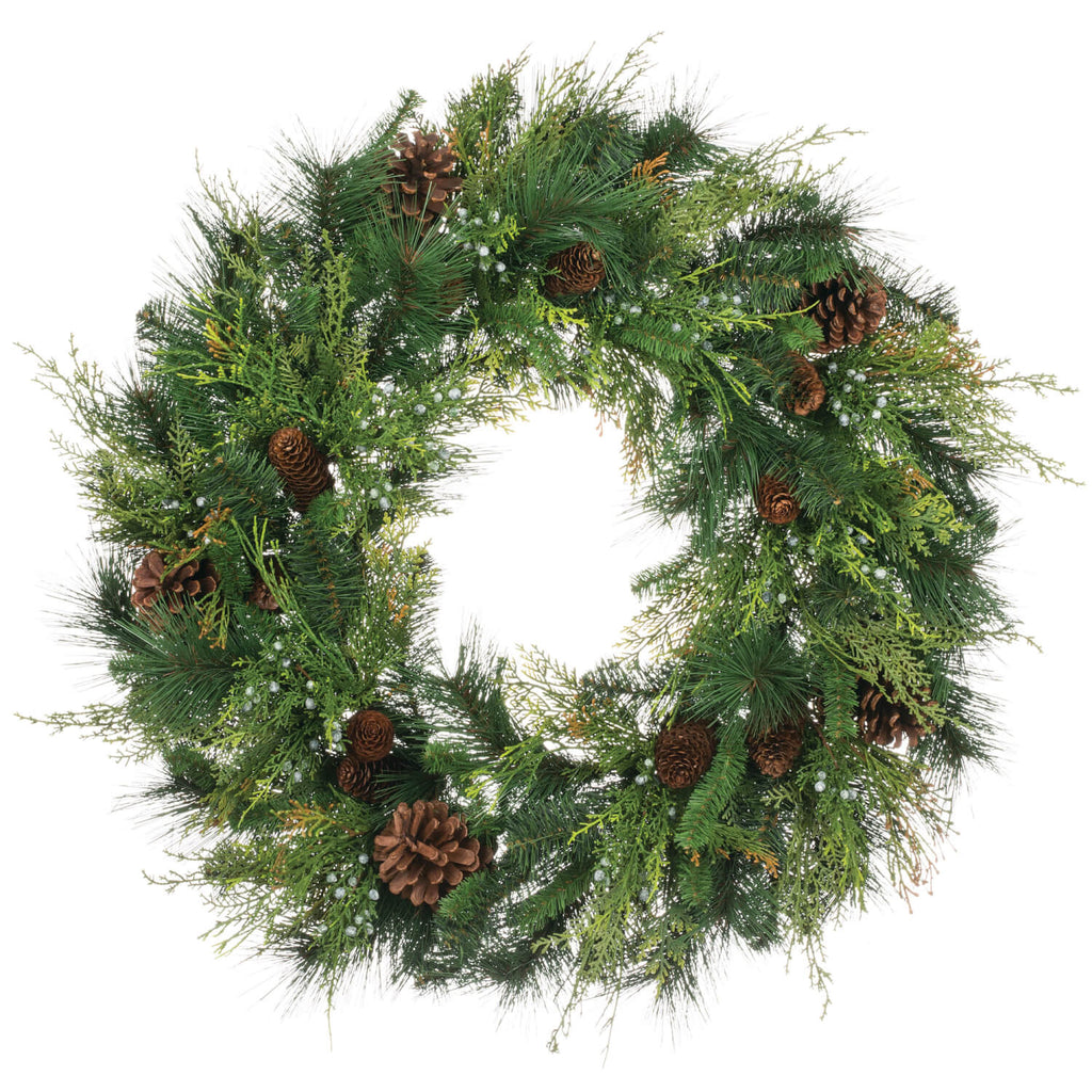 Mixed Pine Wreath             