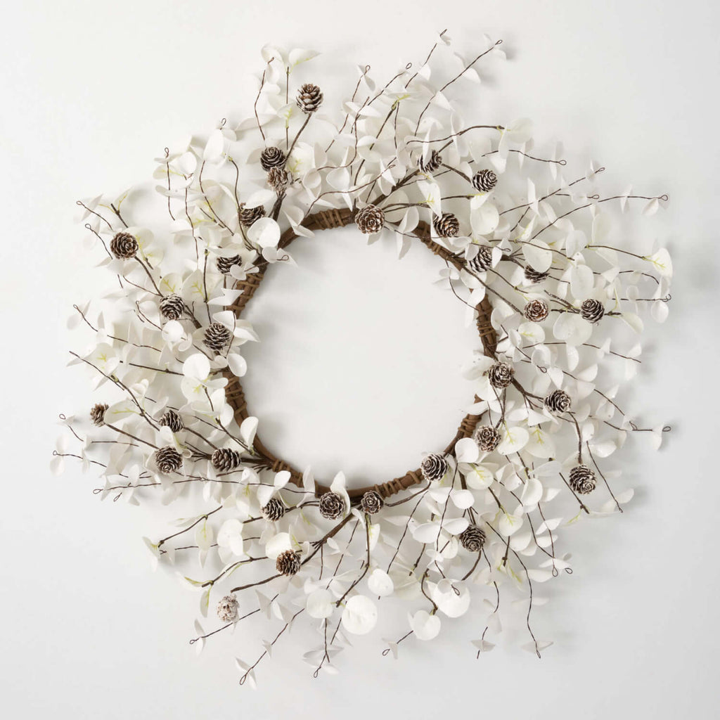 White Eucalyptus Wreath       