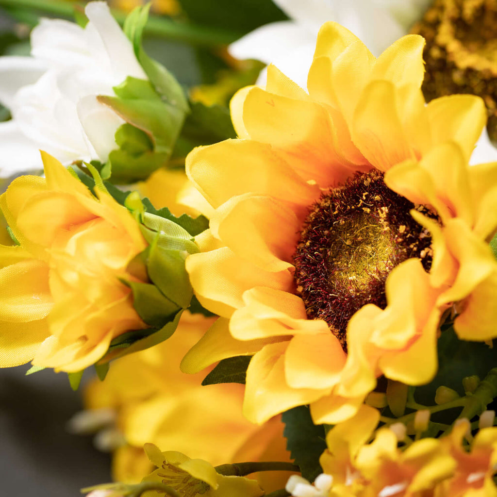 Yellow & White Sunflower Bush 