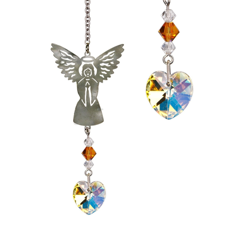 Birthstone Angel Crystal Suncatcher - November main image