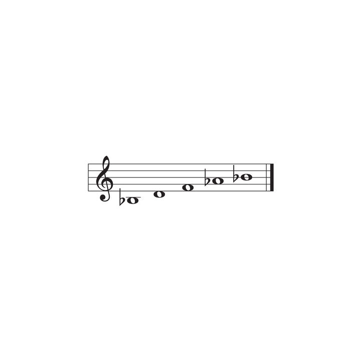 Barbershop Harmony Chime™ musical scale image