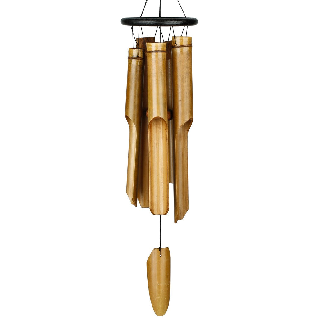 Black Ring Bamboo Chime - Large main image