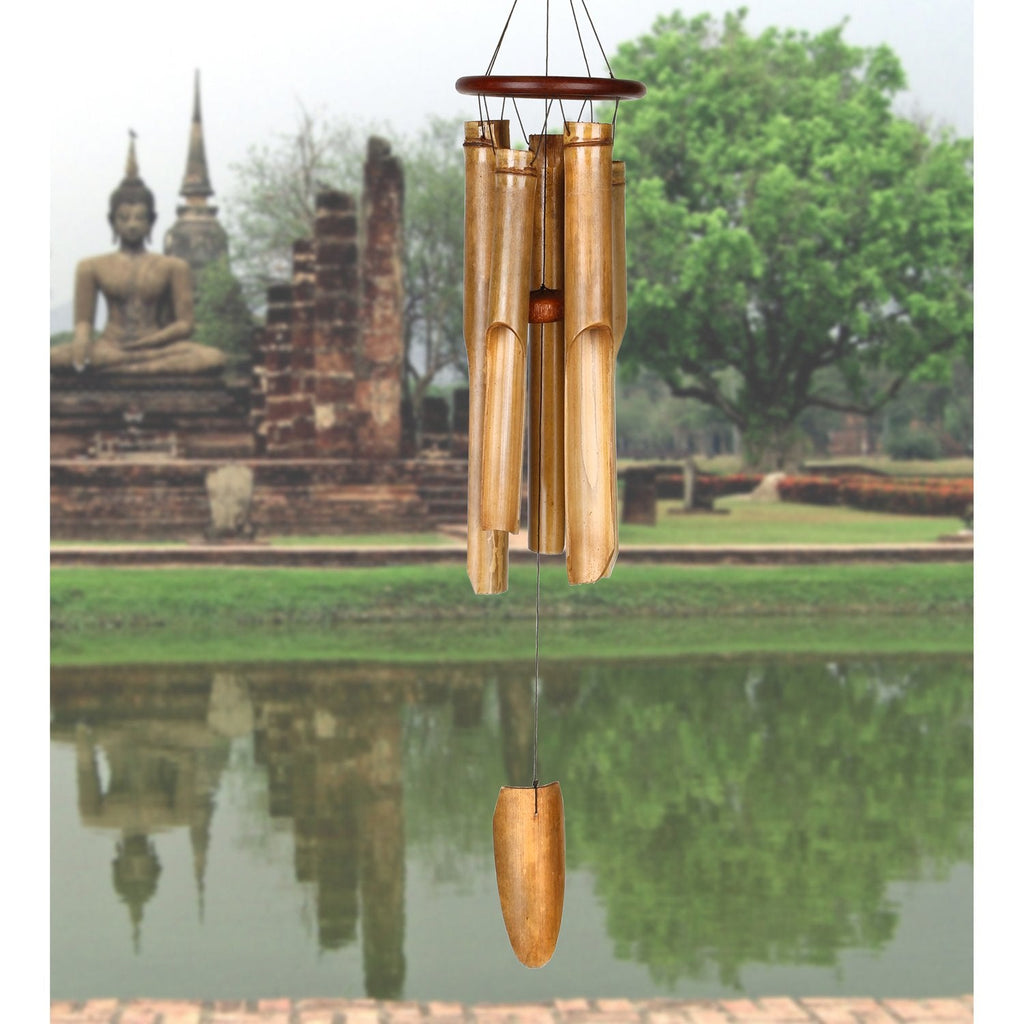 Cocoa Ring Bamboo Chime - Large lifestyle image