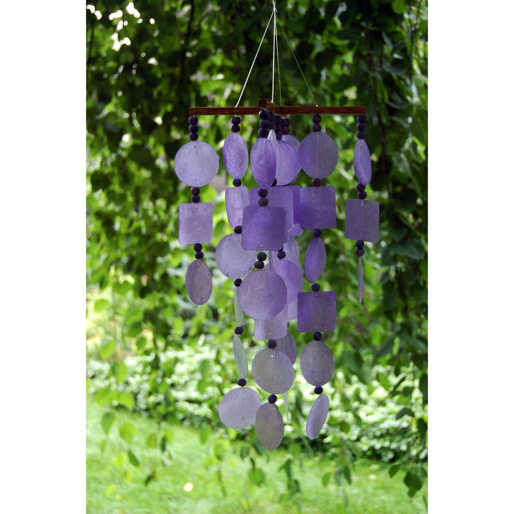 Capiz Chime - Purple lifestyle image