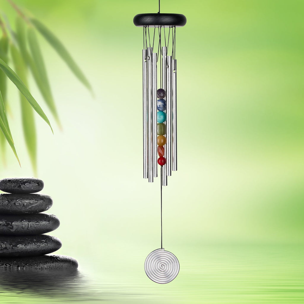 Chakra Chimes - Seven Stones, Silver  lifestyle image