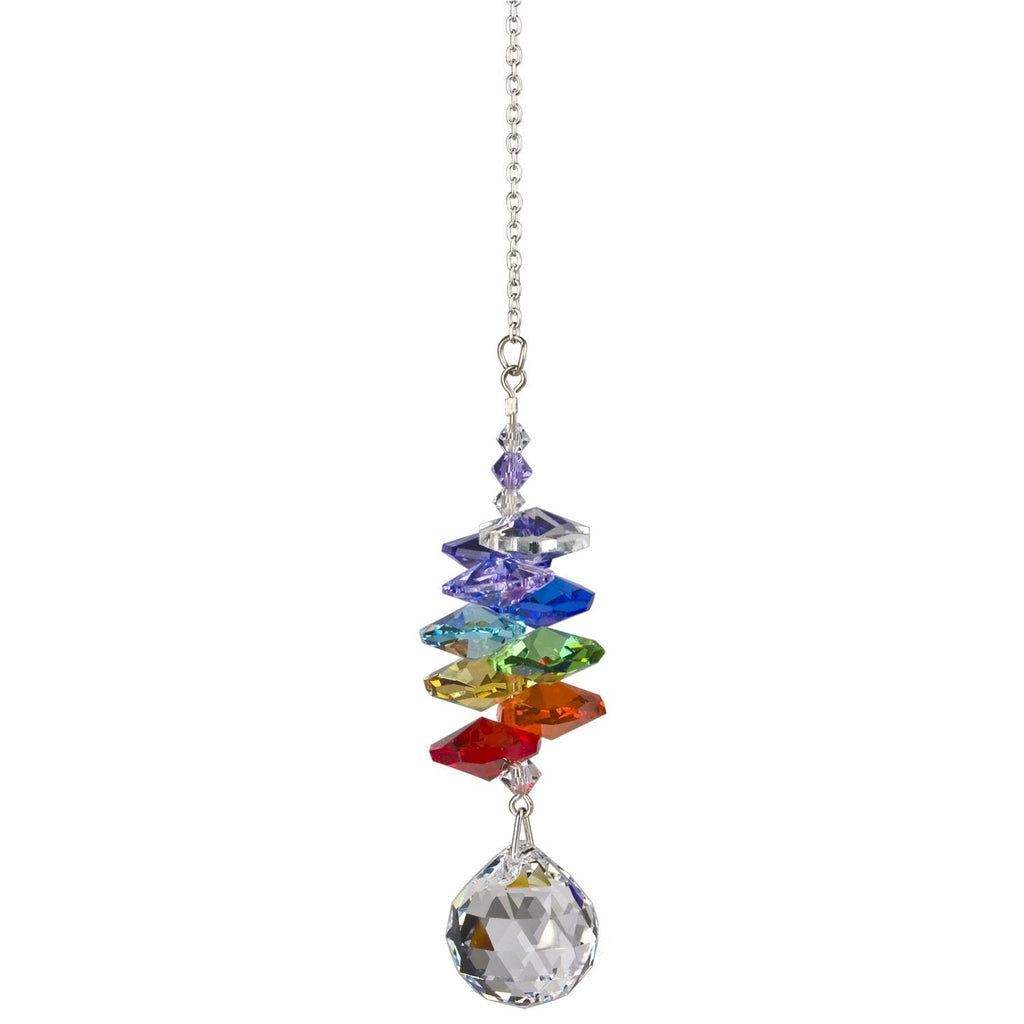 Crystal Rainbow Cascade Suncatcher - Almond alternate product image