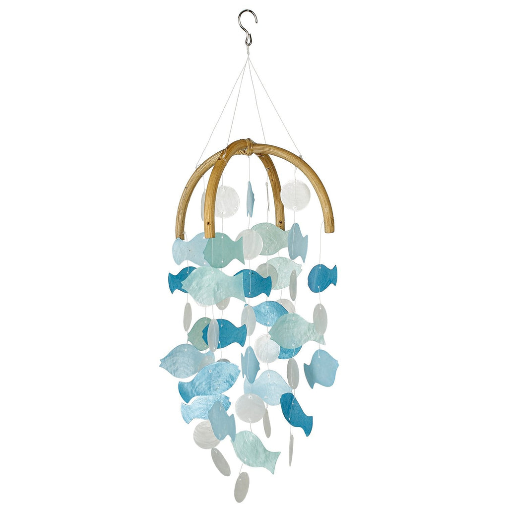 Fish Capiz Chime - Round full product image