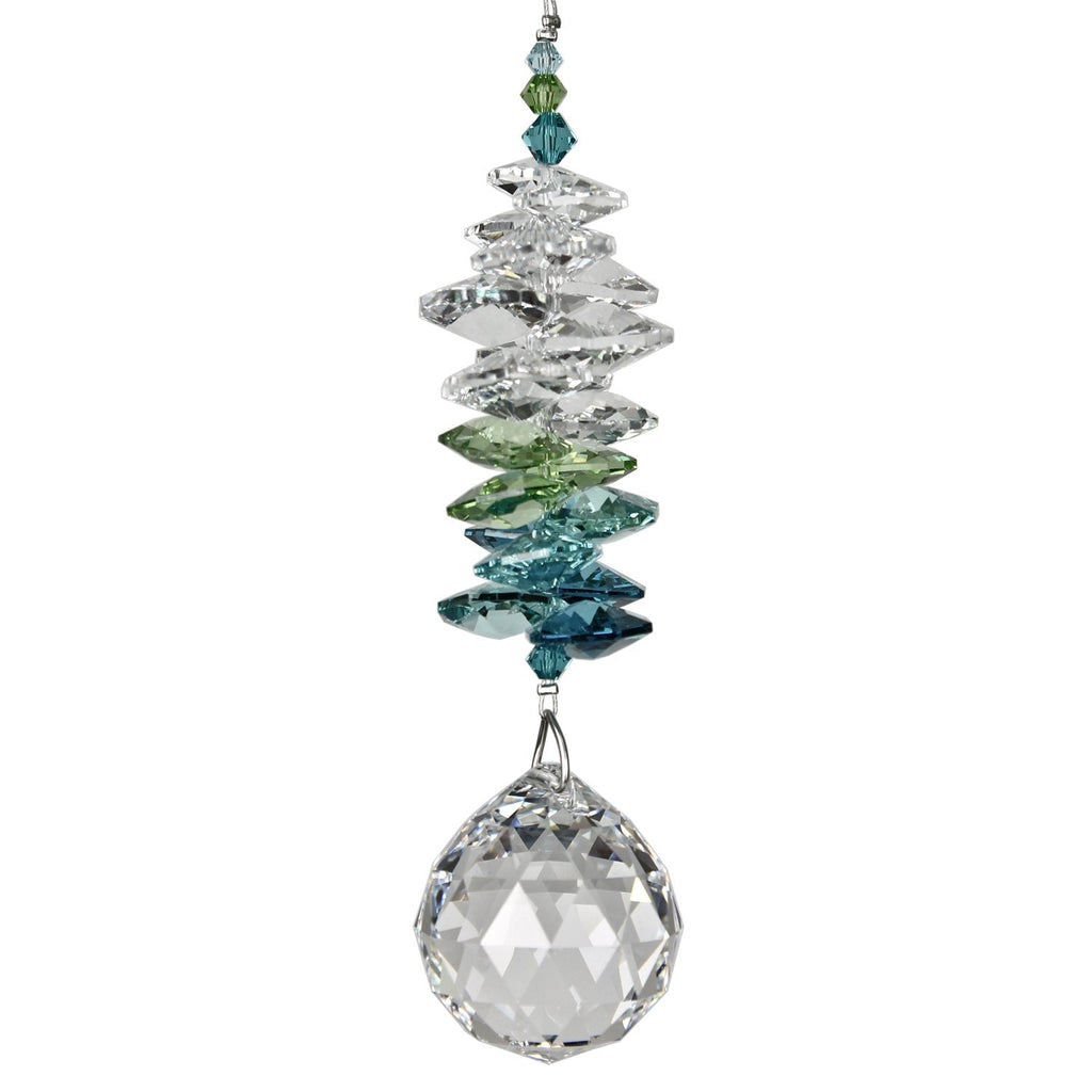 Crystal Grand Cascade Suncatcher - Green main image