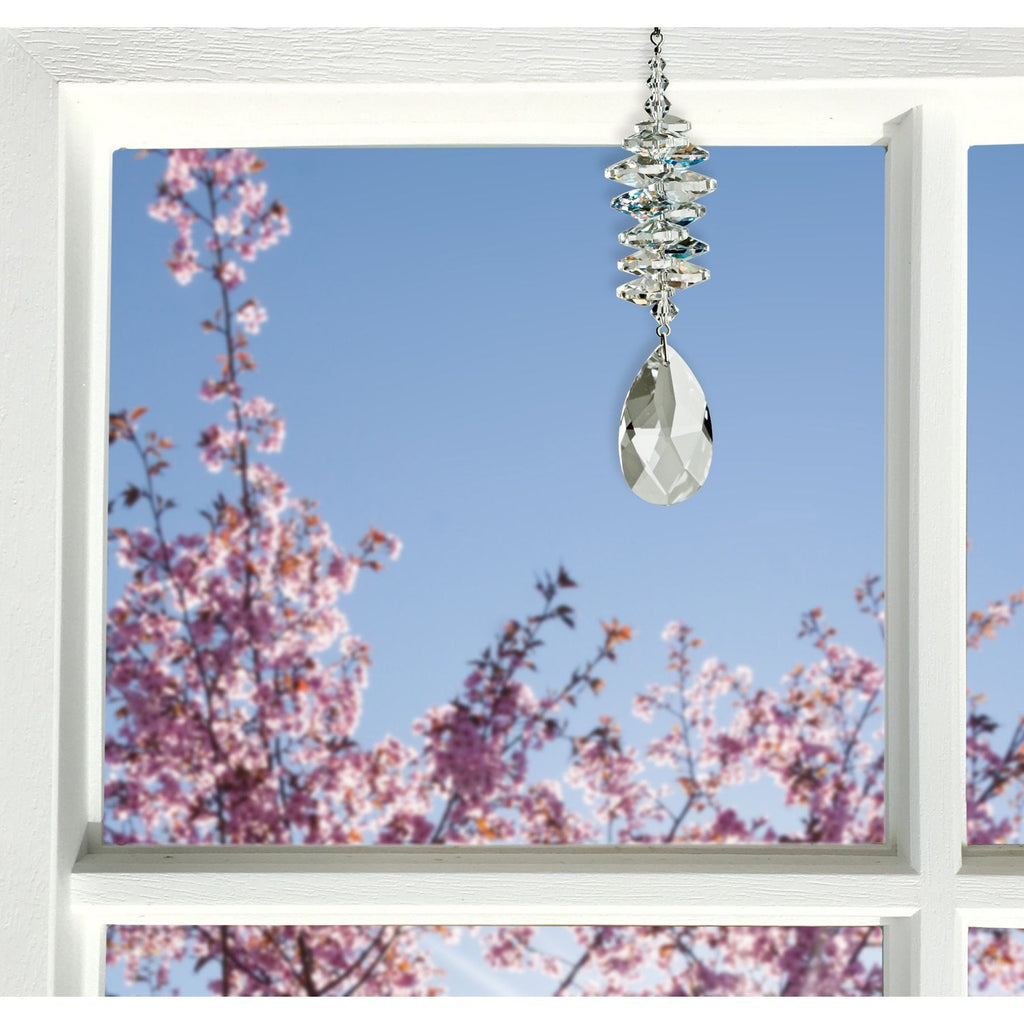 Crystal Ice Cascade Suncatcher - Almond lifestyle image